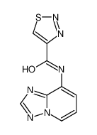 N-([1,2,4]Triazolo[1,5-a]pyridin-8-yl)-1,2,3-thiadiazole-4-carbox amide 478261-75-5