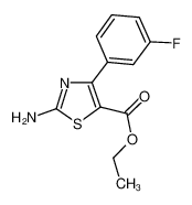 ethyl 2-amino-4-(3-fluorophenyl)-1,3-thiazole-5-carboxylate 887267-78-9