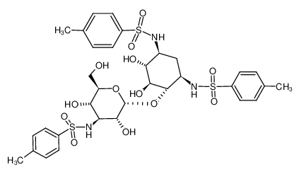 103358-05-0 2-deoxy-6-O-(3-deoxy-3-tosylamido-α-D-glucopyranosyl)-1,3-di-N-tosylstreptamine