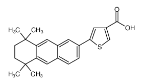 3-​Thiophenecarboxylic acid, 5-​(5,​6,​7,​8-​tetrahydro-​5,​5,​8,​8-​tetramethyl-​2-​anthracenyl)​- 170355-37-0