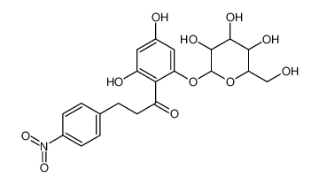 3,5-Dihydroxy-2-[3-(4-nitrophenyl)propanoyl]phenyl hexopyranoside 82628-84-0