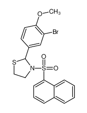 537678-20-9 structure, C20H18BrNO3S2