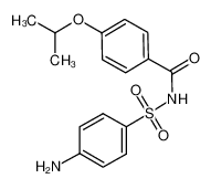 N-(4-aminophenyl)sulfonyl-4-propan-2-yloxybenzamide 116-42-7