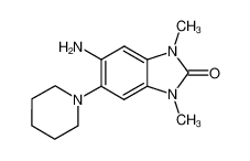 5-Amino-1,3-dimethyl-6-piperidin-1-yl-1,3-dihydro-benzoimidazol-2-one