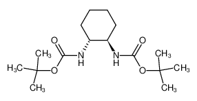 tert-butyl N-[(1R,2R)-2-[(2-methylpropan-2-yl)oxycarbonylamino]cyclohexyl]carbamate 345905-88-6