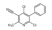 3-氰基-4,6-二氯-2-甲基-5-苯基吡啶