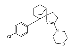 4-[(1'S,2'S,4'S)-2'-(4-chlorophenyl)spiro[3,4-dihydropyrrole-5,3'-bicyclo[2.2.1]heptane]-2-yl]morpholine 90243-97-3