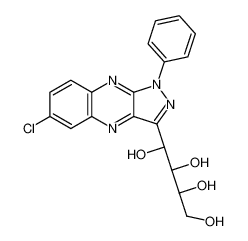 77345-91-6 1-(6-chloro-1-phenylpyrazolo[3,4-b]quinoxalin-3-yl)butane-1,2,3,4-tetrol