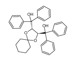 (R,R)-(-)-trans-2,3-bis(diphenylhydroxymethyl)-1,4-dioxaspiro<4.5>decane 123287-35-4