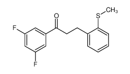 898780-61-5 structure, C16H14F2OS