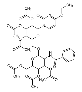 [3,4-diacetyloxy-5-benzamido-6-[[3,4,5-triacetyloxy-6-(4-ethoxy-2-oxopyrimidin-1-yl)oxan-2-yl]methoxy]oxan-2-yl]methyl acetate