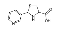 2-pyridin-3-yl-1,3-thiazolidine-4-carboxylic acid 59777-95-6