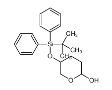 645412-77-7 5-[tert-butyl(diphenyl)silyl]oxyoxan-2-ol