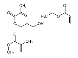 ethyl prop-2-enoate,3-hydroxypropyl 2-methylprop-2-enoate,methyl 2-methylprop-2-enoate 68298-93-1