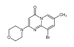 9-bromo-7-methyl-2-morpholin-4-ylpyrido[1,2-a]pyrimidin-4-one 351002-16-9