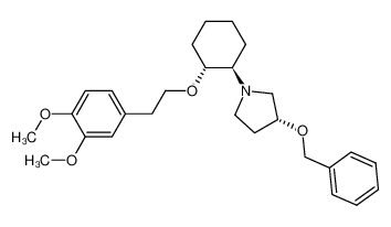 795281-92-4 spectrum, (3R)-3-benzyloxy-1-{(1R,2R)-2-[2-(3,4-dimethoxyphenyl)ethoxy]cyclohexyl}pyrrolidine