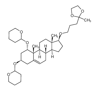 106351-02-4 spectrum, 2,2'-(((1S,3R,8S,9S,10R,13S,14S,17S)-10,13-dimethyl-17-(3-(2-methyl-1,3-dioxolan-2-yl)propoxy)-2,3,4,7,8,9,10,11,12,13,14,15,16,17-tetradecahydro-1H-cyclopenta[a]phenanthrene-1,3-diyl)bis(oxy))bis(tetrahydro-2H-pyran)