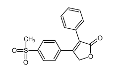 3-(4-methylsulfonylphenyl)-4-(2,3,4,5,6-pentadeuteriophenyl)-2H-furan-5-one 544684-93-7