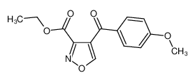 ethyl 4-(4-methoxybenzoyl)-1,2-oxazole-3-carboxylate