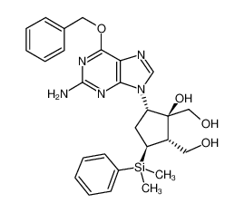 701278-05-9 structure, C27H33N5O4Si