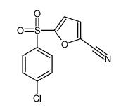 5-(4-chlorophenyl)sulfonylfuran-2-carbonitrile 75745-61-8