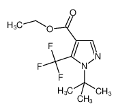 ethyl 1-tert-butyl-5-(trifluoromethyl)pyrazole-4-carboxylate 852691-03-3