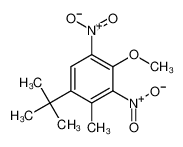 1-tert-butyl-4-methoxy-2-methyl-3,5-dinitrobenzene 481-78-7