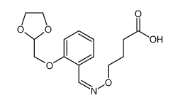 4-[[2-(1,3-dioxolan-2-ylmethoxy)phenyl]methylideneamino]oxybutanoic acid 1202859-32-2