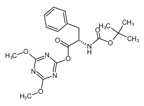 1025839-59-1 spectrum, (S)-4,6-dimethoxy-1,3,5-triazin-2-yl 2-((tert-butoxycarbonyl)amino)-3-phenylpropanoate