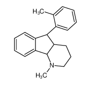 (4aR,5R,9bR)-1-methyl-5-(2-methylphenyl)-2,3,4,4a,5,9b-hexahydroindeno[1,2-b]pyridine 88763-18-2