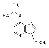 9-ethyl-6-propan-2-ylsulfanylpurine 15923-46-3