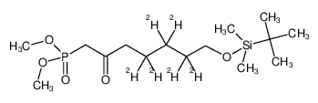 1352751-86-0 spectrum, dimethyl (7-((tert-butyldimethylsilyl)oxy)-2-oxoheptyl-4,4,5,5,6,6-d6)phosphonate