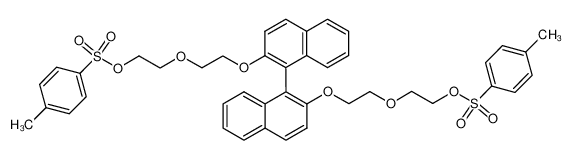 59850-61-2 2,2'-((1,1'-binaphthalene)-2,2'-diylbis(oxy-2,1-ethanediyloxy))bisethanol bis(4-methylbenzenesulfonate)