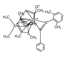 675874-96-1 structure, C33H39ClNSiZr+