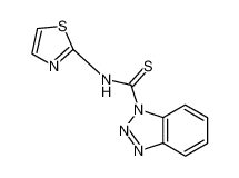 N-(1,3-thiazol-2-yl)benzotriazole-1-carbothioamide 690634-07-2