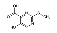 74840-46-3 5-hydroxy-2-methylsulfanylpyrimidine-4-carboxylic acid