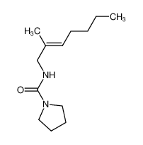 N-(2-methylhept-2-enyl)pyrrolidine-1-carboxamide 60441-41-0