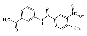 N-(3-acetylphenyl)-4-methyl-3-nitrobenzamide 418787-86-7