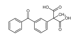 150360-24-0 2-methyl-2-(3-benzoylphenyl)malonic acid