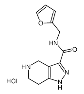 N-(2-Furylmethyl)-4,5,6,7-tetrahydro-1H-pyrazolo-[4,3-c]pyridine-3-carboxamide hydrochloride