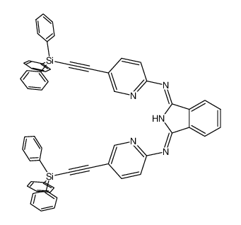 845513-70-4 structure, C58H41N5Si2