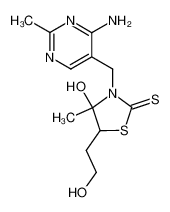 1153-39-5 3-(4-amino-2-methyl-pyrimidin-5-ylmethyl)-4-hydroxy-5-(2-hydroxy-ethyl)-4-methyl-thiazolidine-2-thione