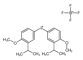 双[4-甲氧基-3-(1-甲基乙基)苯基]-四氟溴化碘