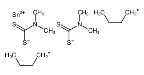 34842-17-6 [dibutyl(dimethylcarbamothioylsulfanyl)stannyl] N,N-dimethylcarbamodithioate