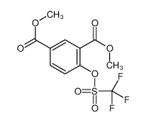 dimethyl 4-(trifluoromethylsulfonyloxy)benzene-1,3-dicarboxylate 377082-05-8