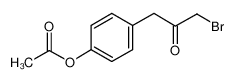 [4-(3-bromo-2-oxopropyl)phenyl] acetate 56071-69-3