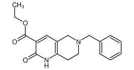 ethyl 6-benzyl-5,6,7,8-tetrahydro-2(1H)-oxo-1,6-naphthyridine-3-carboxylate 156363-98-3