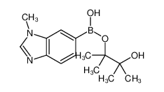 1-methyl-6-(4,4,5,5-tetramethyl-1,3,2-dioxaborolan-2-yl)benzimidazole 1107627-01-9