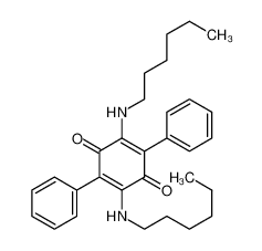2,5-bis(hexylamino)-3,6-diphenylcyclohexa-2,5-diene-1,4-dione