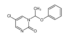 83768-08-5 5-chloro-1-(1-phenoxyethyl)pyrimidin-2-one